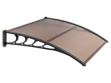 100 x 96cm Household Application Door & Window Rain Cover Eaves Brown Board & 80876101