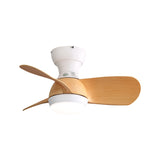 23 Inch Mini Led Ceiling Fan With 3 Color Dimmable 3 ABS Blades Remote Control DC Motor For Bedroom W934P264720