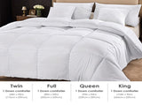 Three-pack of 100% polyester brushed single quilted comforters with microfiber filling, a down 46581941