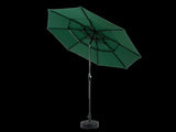 14.8 Ft Double Sided Outdoor Umbrella Rectangular Large with Crank W640P234562