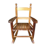 ZNTS Children's rocking oak chair- Indoor or Outdoor -Suitable for kids-Durable 88851000