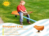 Outdoor Kids Spinning Seesaw Sit and Spin Teeter Outdoor Playground Equipment Swivel Teeter 91682116