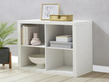 4 Cube Storage Organizer, White Texture 52624202