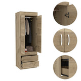 Alabama Armoire, One Large Cabinet, Two Drawers B128P148850