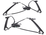 Front Left Right Window Regulator with Motor Fit for 2016-2024 Tesla Model X Sport Utility 2Pcs 14117408