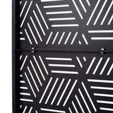 Outdoor & Indoor Privacy Metal Privacy 76" H48" W, Freestanding Decorative Privacy W465P193268