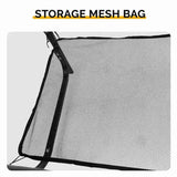 31" Tall Directors Chair with Footrest, 4Portable Bar Height Folding Camping Chair with Built-in Cup 61533762