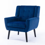 Modern Soft Velvet Material Ergonomics Accent Chair Living Room Chair Bedroom Chair Home Chair With W676P313964