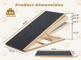 Large Dog Pet Ramp Stairs with Adjustable Height for Bed Couch Car Truck SUV, Foldable Dog Ramp for 53404340