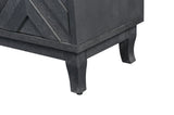 Stronger Vintage Style Buffet Cabinet, Lacquered Accent Storage 4 Door Wooden Cabinets,Thickened W144583481