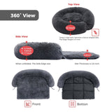 ZNTS Dog Bed Large Sized Dog, Fluffy Dog Bed Couch Cover, Calming Large Dog Bed, Washable Dog Mat for 71402398