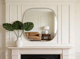 30x40 in Silver Metal Framed Oval Vanity Bathrrom Mirror for Wall W2203P476483