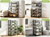 5 Tier Large Capacity Storage Shelf, 5-Tier Shelf Organizer, Multifunctional Bathroom Storage Rack, 08418823