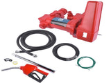 Red Nozzle Large Bore 12V 15 GPM 13A Fuel Transfer Pump with Discharge Hose 70741411
