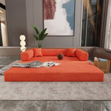 Double sofa, sofa bed, multifunctional compression sofa, wide body sofa, pure sponge sofa, fine W3064P245391