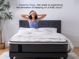 10 Inch Breathable Cool Cover Memory Foam Individual Pocket Spring Hybrid Mattress T3673P343905