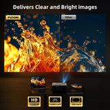 Projector with WiFi and Bluetooth, Upgraded 5G Portable Projectors 4K Supported Native 1080P, 35589178