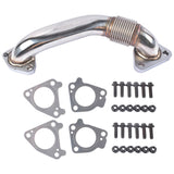 Bolt-on Passenger Side Up Pipe with Bolts & Gaskets Fit for Chevy Silverado GMC Sierra 2500 HD 3500 67694161
