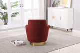 ZNTS Velvet Swivel Barrel Chair, Swivel Accent Chairs Armchair for Living Room, Reading Chairs for W1361116856