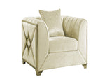 Velencia Modern Style Chair made with wood in Cream B009139135