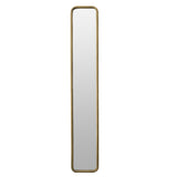 ZNTS 47" x 8" Full Length Mirror with Antique Gold Metal Frame, Long Mirror for Hallway Living Room W2078124332