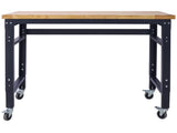 Workbench - 48" Wide Rolling Workbenches for Garage - Adjustable Height, Workshop Tool Bench, Metal W46560404