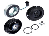 AC Compressor Clutch w/ Pulley Hub Coil Fits for GMC SIERRA 8CYL 1500 6CYL 5.3L 6.2L.3L 2014-2018 49216294