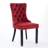 Classic Velvet Dinings, High-end Tufted Solid Wood Contemporary Velvet Upholstered Dining W114391510