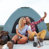 3-4 Person Camping Dome Tent Blue 24395777