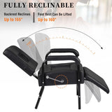 Shampoo Chair with Footrest for Salon, Reclining Salon Chair for Barber & Hair Stylist Chair, N753P255161S