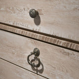 Imerland Contemporary White Wash Finish Bedroom Set, Queen Bed, Dresser, Mirror, Nightstand, Chest T2574P201559