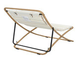 TREXM 2-Pieces Outdoor Folding Chair, Rattan-Wrapped Patio Chair with Adjustable Backrest, Thick N715P428435V