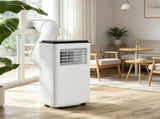 440 Sq.Ft White Portable Mobile AC, Dehumidifier Fan 24H Timer, Auto Sleep, Window Kit 16400877