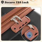 Luggage Sets 3 Piece, Expandable Hard shell ABS Suitcases Double Spinner, Travel luggage Set N730P189879A