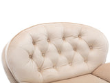 Accent chair TV Chair Living room Chair Beige sofa with Ottoman W676P232273