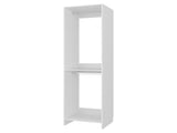 Dover Closet, 2 Shelves, White B097P474256