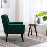 Modern Soft Velvet Material Ergonomics Accent Chair Living Room Chair Bedroom Chair Home Chair With W67639359