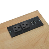 Furniture Style Cat litter box Cat house With Sisal scratching door Charging socket Cat friendly N843P252406N