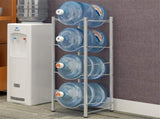 4-Tier Water Rack Stainless Steel Heavy Duty Water Cooler Jug Rack 38005687