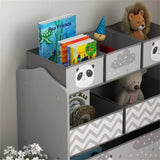 ZNTS Grey toy organizer with storage box 57415544