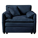 Oversized 41.73" Sofa Chair, Modern Upholstered Armchair with 1 Toss Pillow, Modular Sectional Sofa W3163P269205