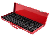 35PCS 1/2" Deep Impact Socket Set Drive 6 Point Metric Garage Tool 8 - 32mm 91694417