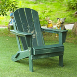 ZNTS Folding Adirondack Chair, Relaxing Stackable Arm Rest Ergonomic HDPE All-Weather Adirondack Chair W2103P179347