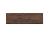 Capri 35.5" Solid Red Oak Wood Bench, Dark Brown Red Oak B2719P395570