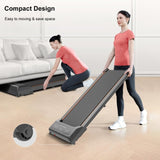 Walking Pad Under Desk Treadmill, LED Display and Remote Control Portable Treadmill for Home and W1362119975