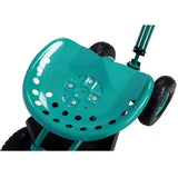 Rolling Garden Scooter Garden Cart Seat with Wheels and Tool Tray, 360 Swivel W465P225513