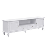 U-Can 70.9'' Modern TV Stand for TVs up to 80 Inches, Entertainment Center with Open Compartment, TV N724P286415K