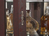 Lighted Corner Curio Cabinet - Glass Display Shelf with Tempered Glass Doors, Adjustable Shelving, W1758P300130