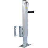 Heavy Duty Trailer Jack, Fixed Mount Jack w/Drop Leg, 28.6 in. of Lift, Max Load 2,500 Lbs W46567477
