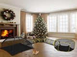 Outdoor Cat Enclosures Indoor Cats, 5 in 1 Portable Cat Play Tent with Tunnels and Cat Houses 09023201